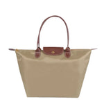 Tote Bag Leather Handles & Waterproof Lining