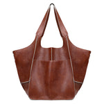 Tote Bag Oversized Scratch-Resistant PU Leather Convertible