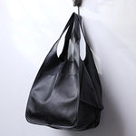 Tote Bag Oversized Scratch-Resistant PU Leather Convertible