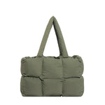 Tote Bag Puffed Spacious Adjustable Handles