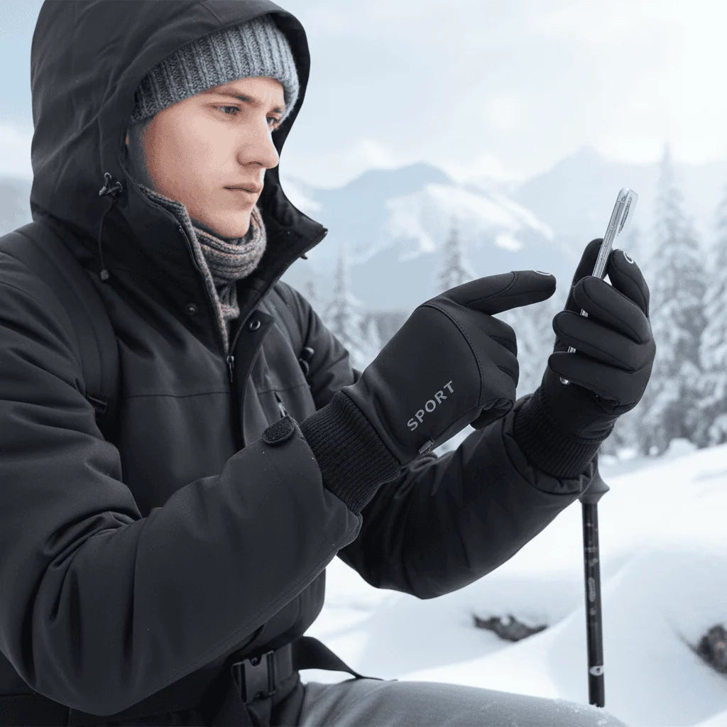 Touchscreen Gloves Thermal Insulated Water-Resistant Non-Slip Grip