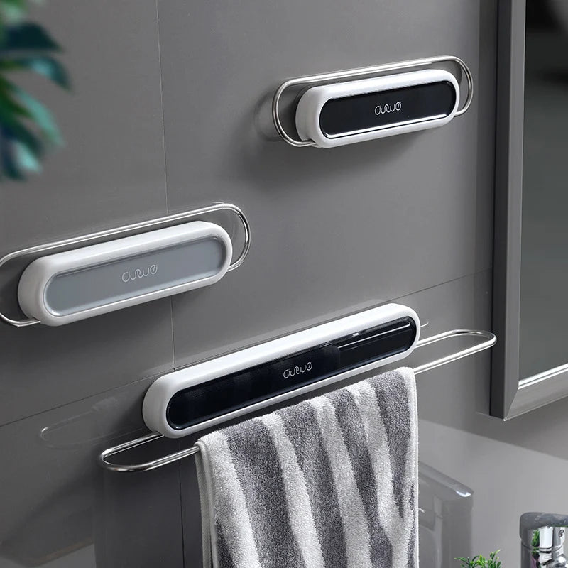 Towel Holder Stainless Steel No-Drill Suction Cup Mount