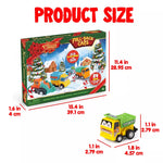 Toy Car Advent Calendar Pull-Back Action 24 Vehicles