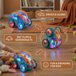 Toy Stunt Car Flipping & Spinning Rechargeable LED Lights