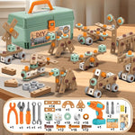 Toy Tool Set ABS Plastic Creative Building Play