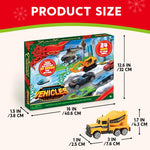 Toy Vehicle Advent Calendar 24 Mini Vehicles Moving Parts
