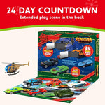 Toy Vehicle Advent Calendar 24 Mini Vehicles Moving Parts
