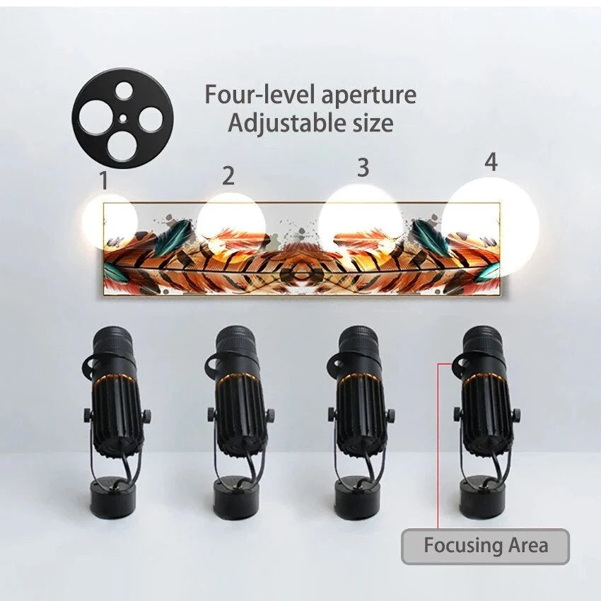 Track Spotlight Adjustable Dimmable & Tunable Color Temp