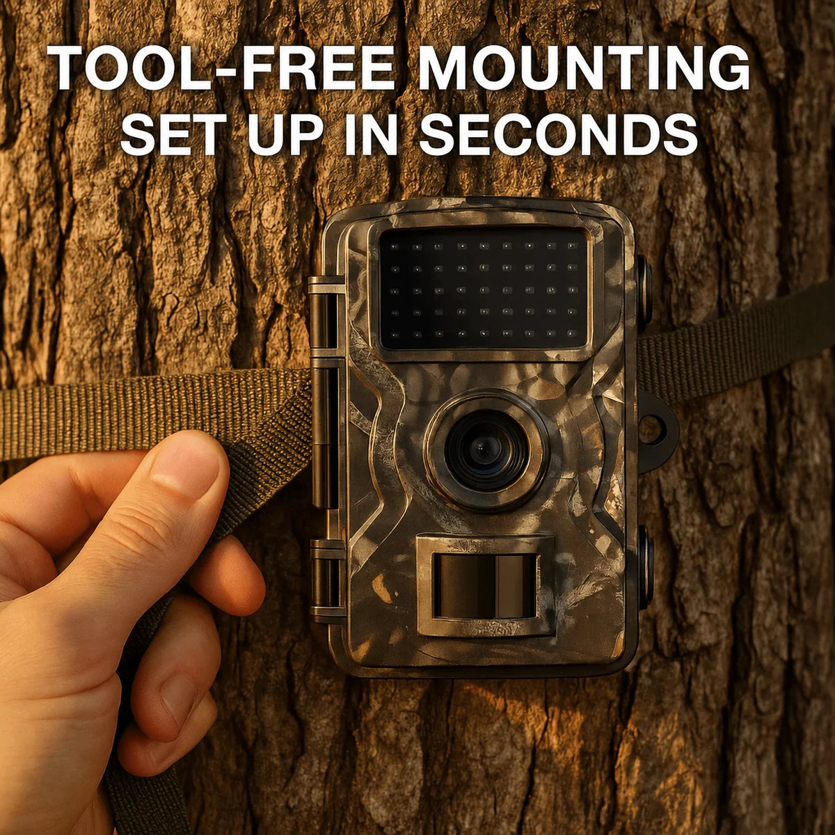 Trail Camera 16MP Infrared Night Vision 0.7-Second Trigger Speed