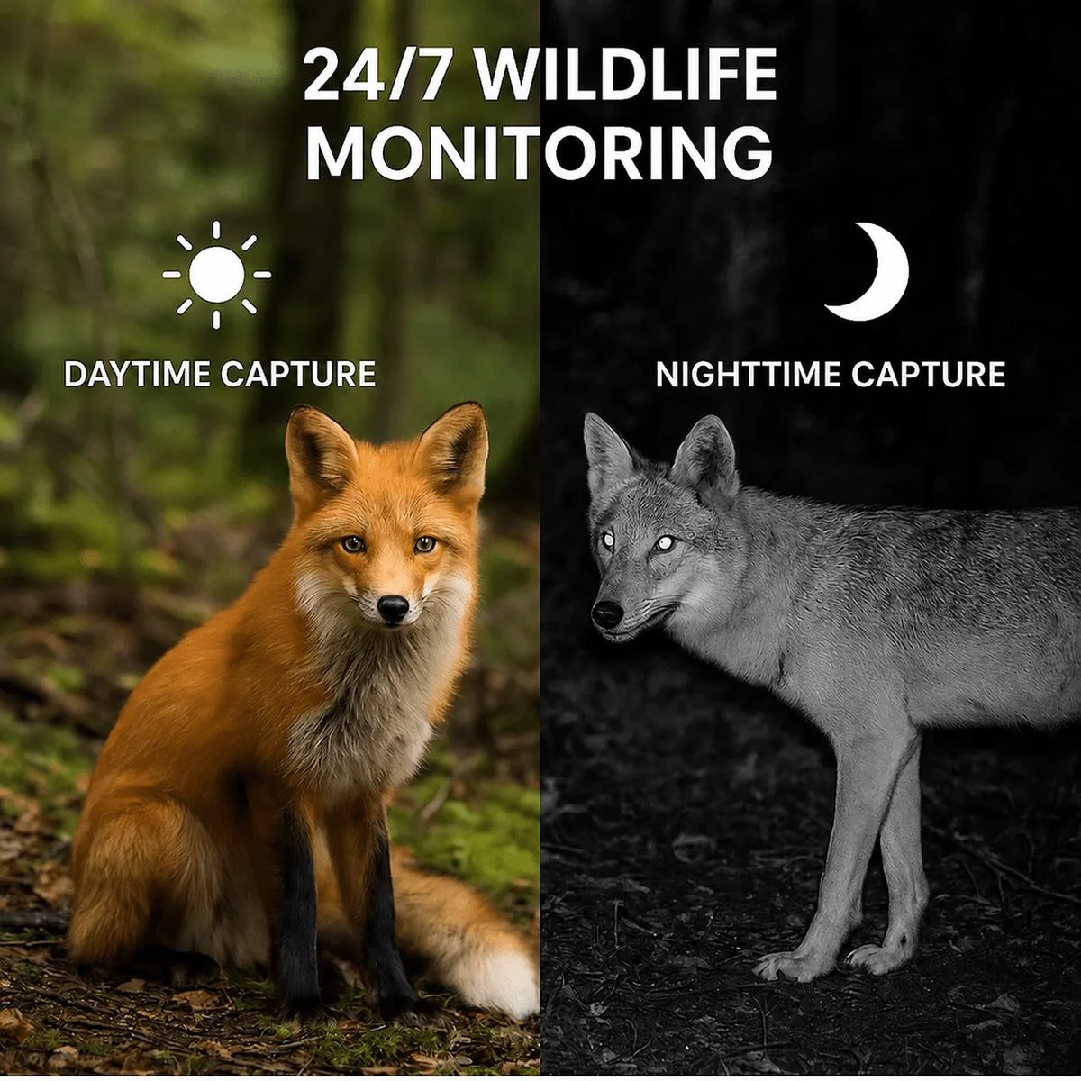 Trail Camera 16MP Infrared Night Vision 0.7-Second Trigger Speed