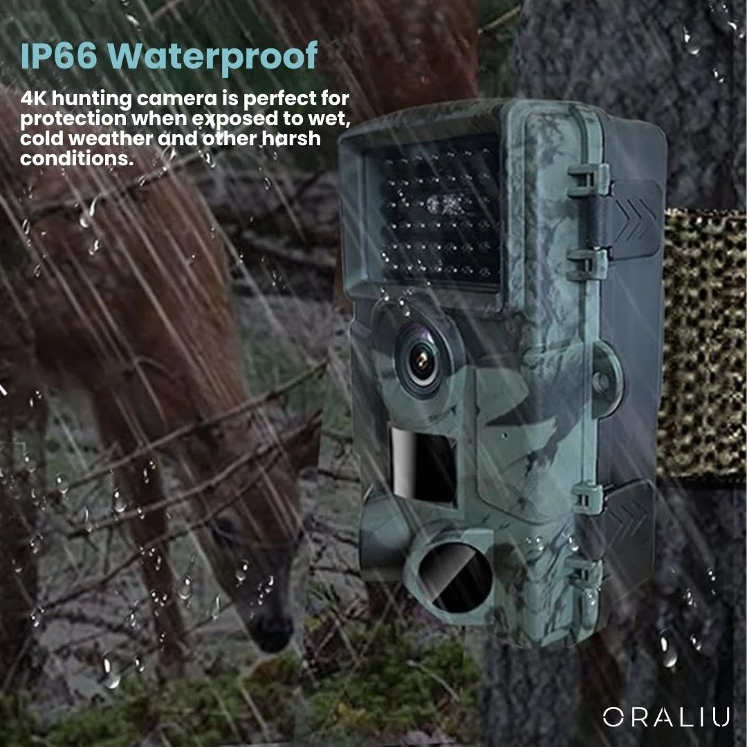 Trail Camera 4K 60MP Night Vision