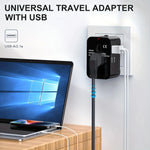 Travel Adapter Dual USB Universal Voltage