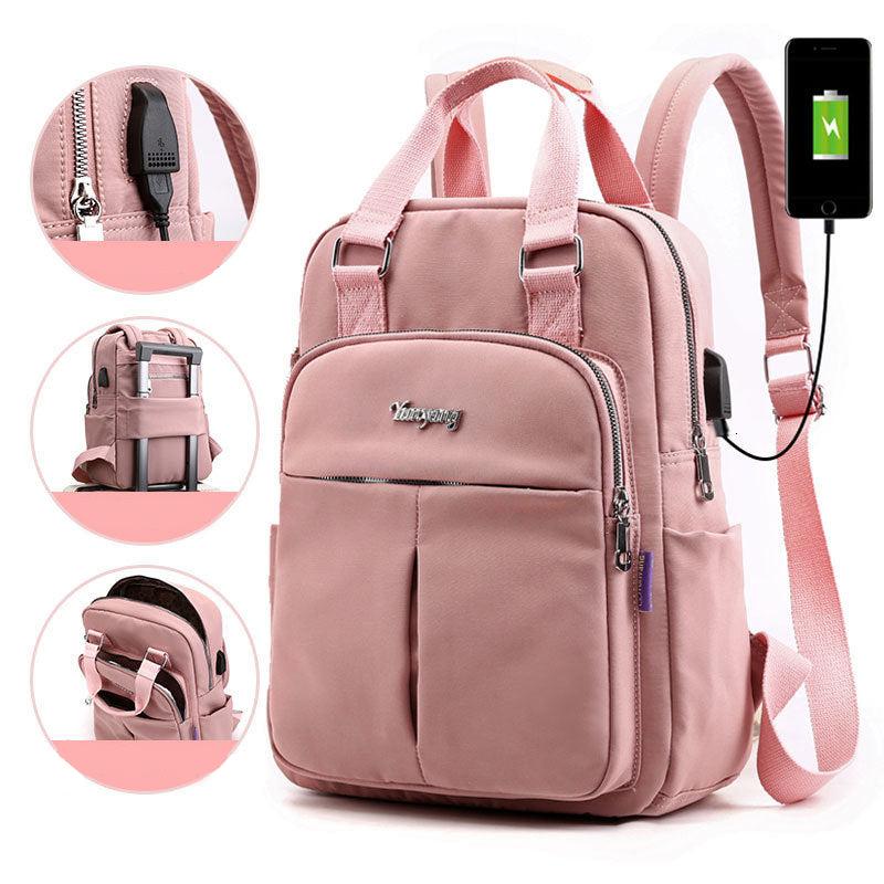 Travel Backpack Anti-Theft Built-In USB Charging Port