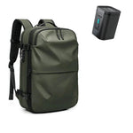 Travel Backpack Compression Zones & Hidden Lockable Zippers