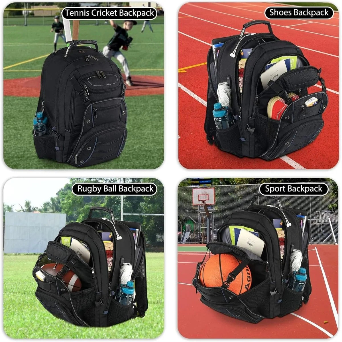 Travel Backpack TSA-Friendly RFID Protection USB Charging Port
