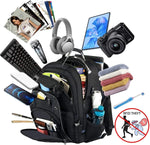 Travel Backpack TSA-Friendly RFID Protection USB Charging Port