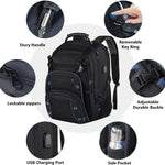 Travel Backpack TSA-Friendly RFID Protection USB Charging Port