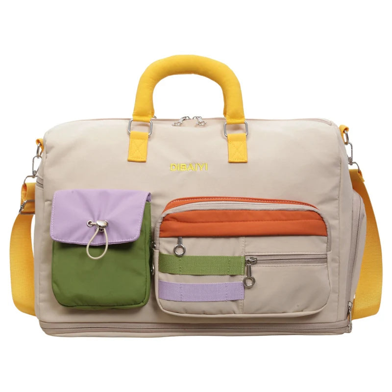 Travel Bag Multi-Pocket Durable Detachable & Adjustable Shoulder Strap