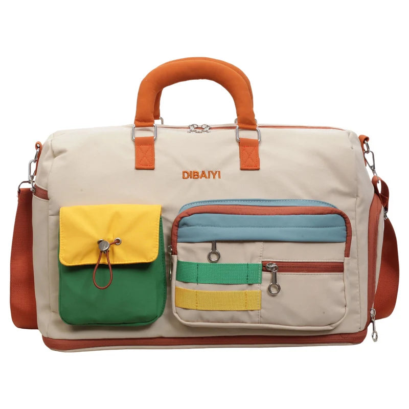 Travel Bag Multi-Pocket Durable Detachable & Adjustable Shoulder Strap