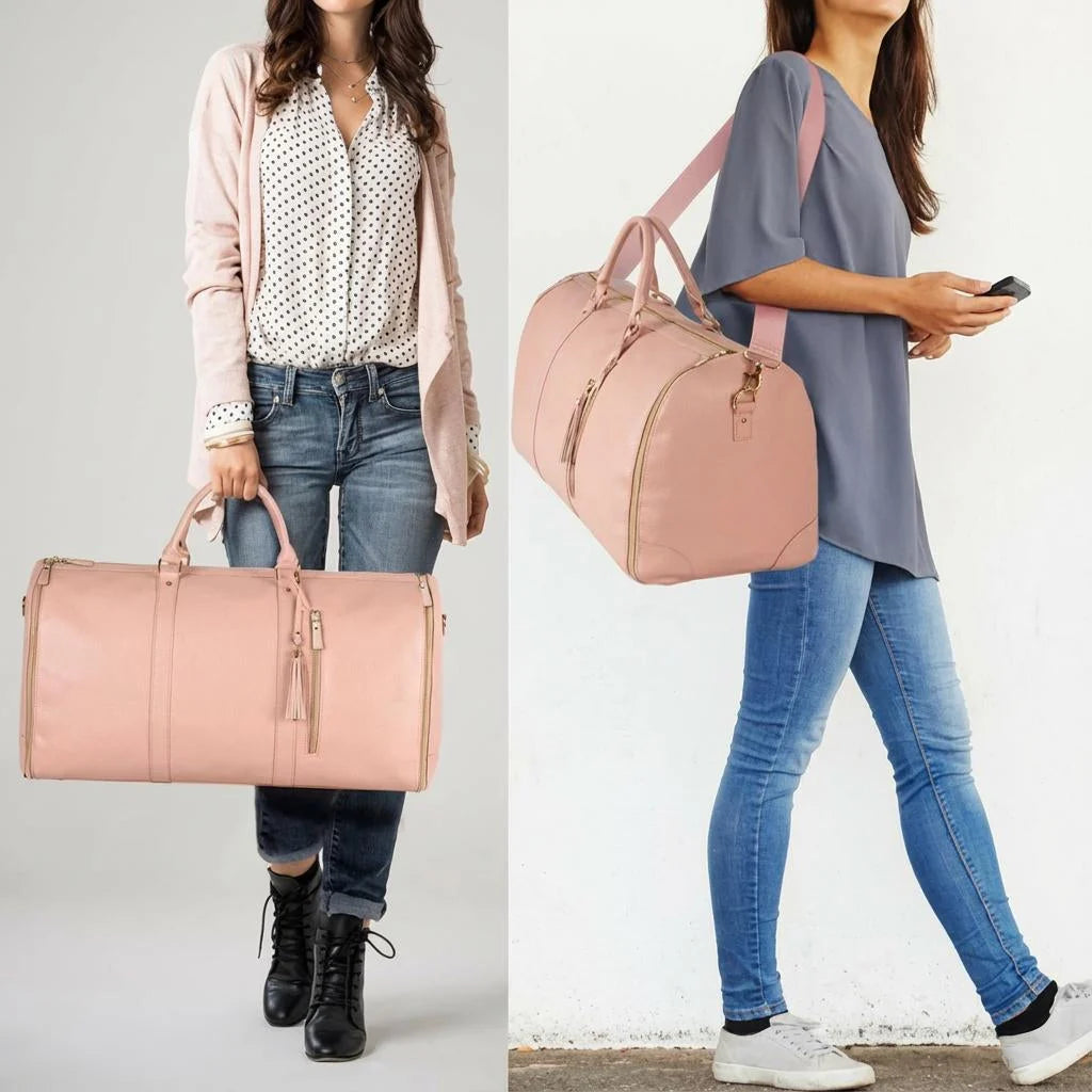 Travel Bag Water-Resistant Oxford Expandable Zipper & Multiple Pockets