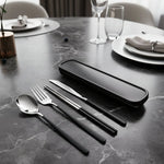 Travel Cutlery Set Stainless Steel Set of 4