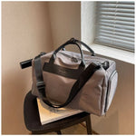 Travel Duffel Bag Durable Fabric Multiple Compartments & Adjustable Strap