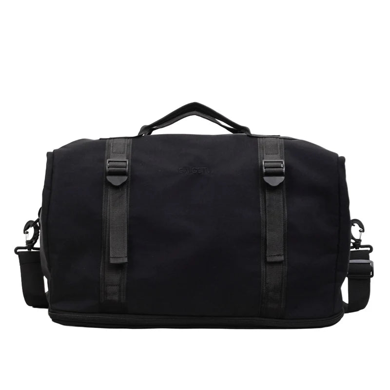 Travel Duffel Bag Large Capacity Weather-Resistant Padded Shoulder Strap