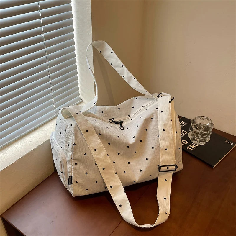 Travel Duffel Bag Lightweight Washable Multi-Pocket