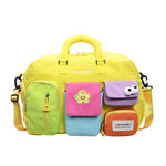 Travel Duffel Bag Multi-Pocket Lightweight Adjustable Strap & Handles
