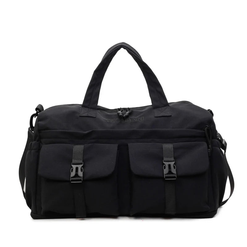 Travel Duffel Bag Multi-Pocket Weather-Resistant Adjustable Strap