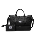 Travel Duffel Bag Quilted Adjustable Shoulder Strap