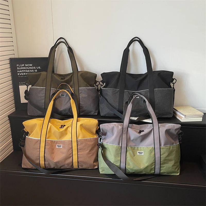 Travel Duffel Bag Spacious Multi-Compartment Durable Fabric