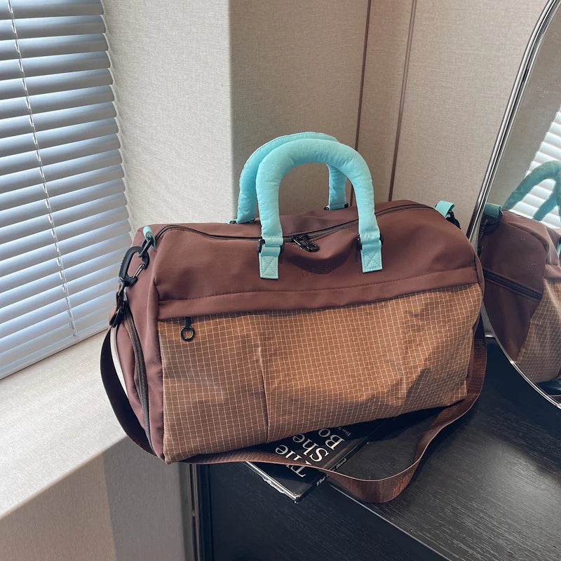 Travel Duffel Bag Spacious Multi-Compartment Weather-Resistant