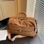Travel Duffel Bag Spacious Multiple Zippered Pockets Adjustable Strap