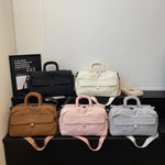 Travel Duffel Bag Spacious Multiple Zippered Pockets Adjustable Strap