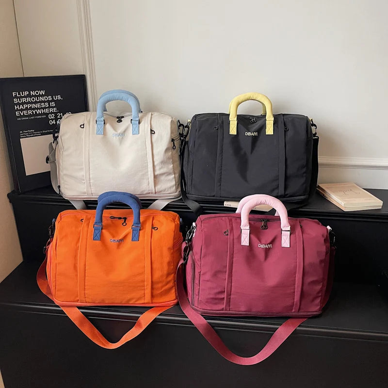 Travel Duffel Bag Spacious Water-Resistant Multi-Pocket