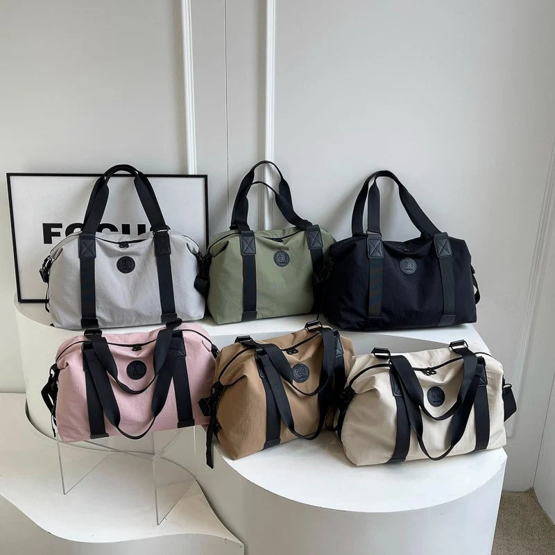 Travel Duffel Bag Tear-Resistant Multiple Pockets & Padded Straps