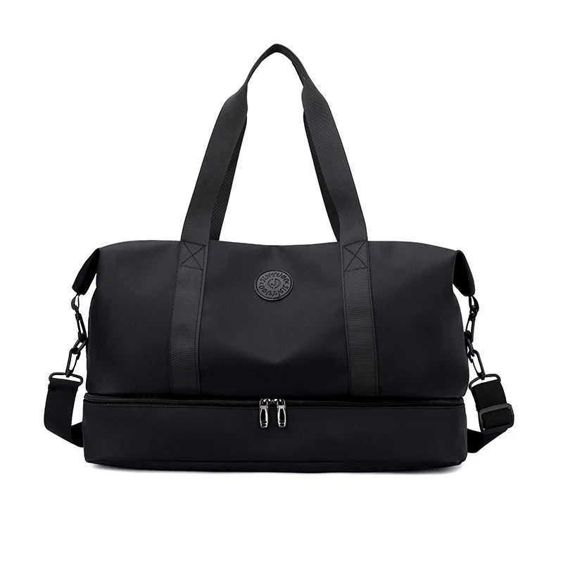 Travel Duffel Bag Water-Resistant Adjustable Strap & Reinforced Handles