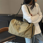 Travel Duffel Bag Water-Resistant Fabric & Multiple Pockets