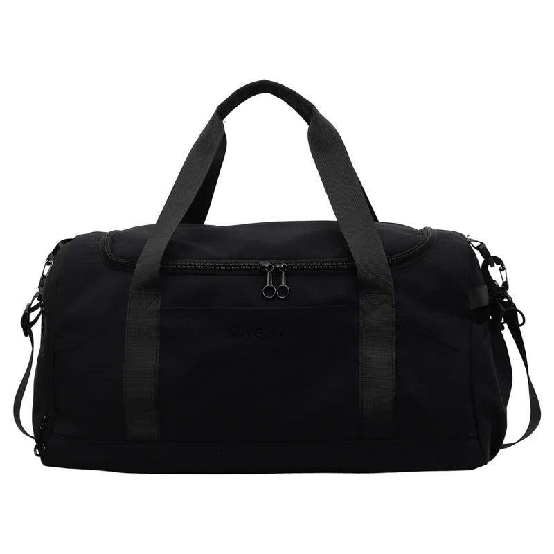 Travel Duffel Bag Water-Resistant Multiple Pockets & Adjustable Shoulder Strap