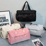 Travel Duffel Bag Water-Resistant Multiple Pockets Detachable Shoulder Strap