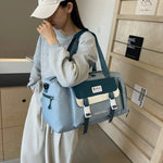 Travel Duffel Bag Water-Resistant Multiple Pockets & Padded Strap