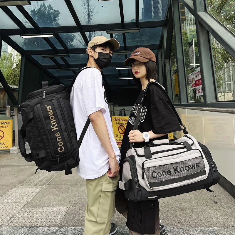 Travel Duffel Bag Water-Resistant Spacious Interior & Multiple Pockets