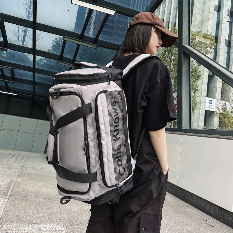 Travel Duffel Bag Water-Resistant Spacious Interior & Multiple Pockets