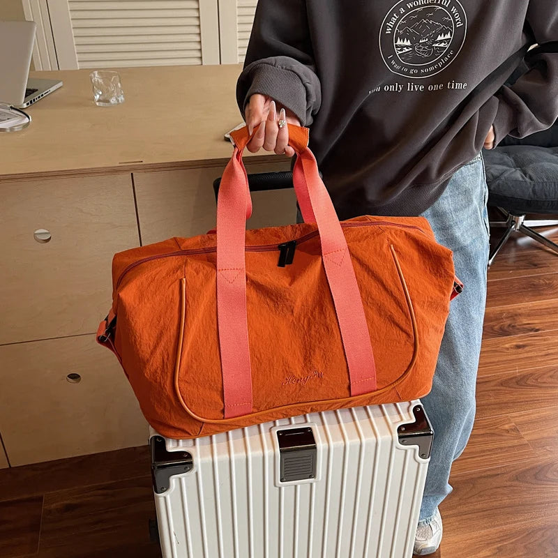 Travel Duffel Bag Water-Resistant Spacious Padded Handles