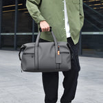 Travel Duffel Bag Waterproof Fabric Multiple Compartments Adjustable Strap