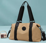 Travel Duffel Bag Waterproof Multiple Pockets & Adjustable Straps