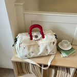 Travel Duffel Bag Weather-Resistant Padded Handles & Adjustable Strap