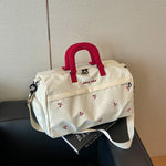 Travel Duffel Bag Weather-Resistant Padded Handles & Adjustable Strap