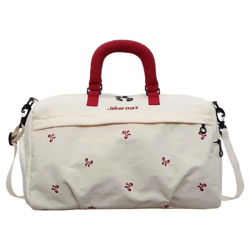 Travel Duffel Bag Weather-Resistant Padded Handles & Adjustable Strap
